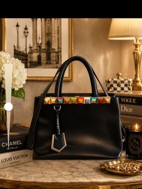 Fendi Toujours studded satchel